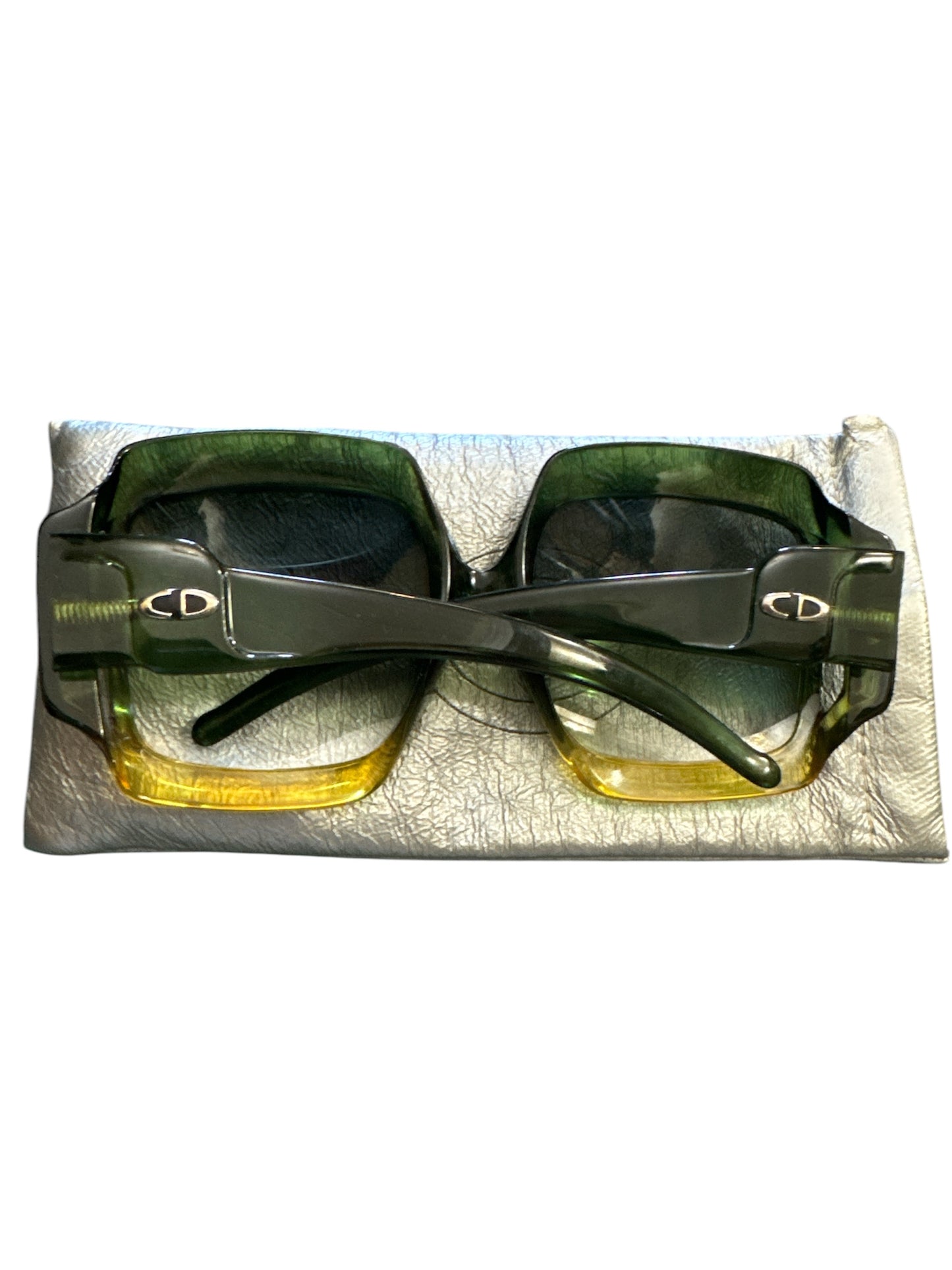Vintage Christian Dior 1960’s green ombre sunglasses