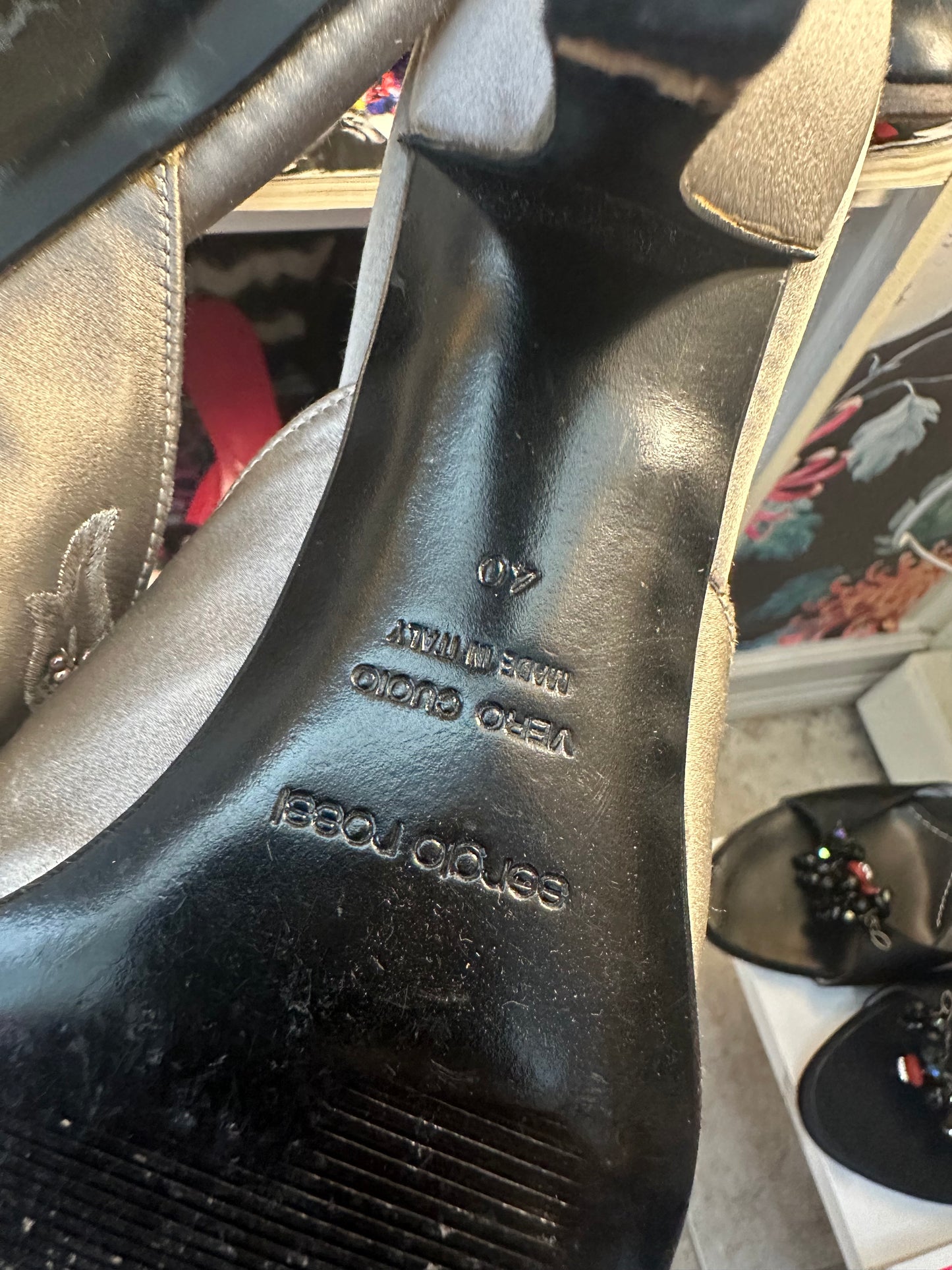 Vintage Sergio Rossi mules