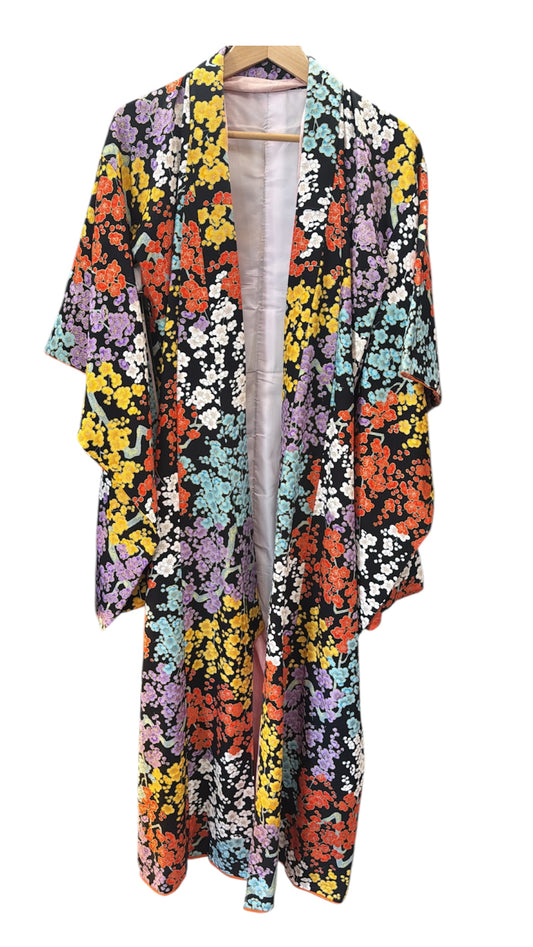 Vintage floral kimono