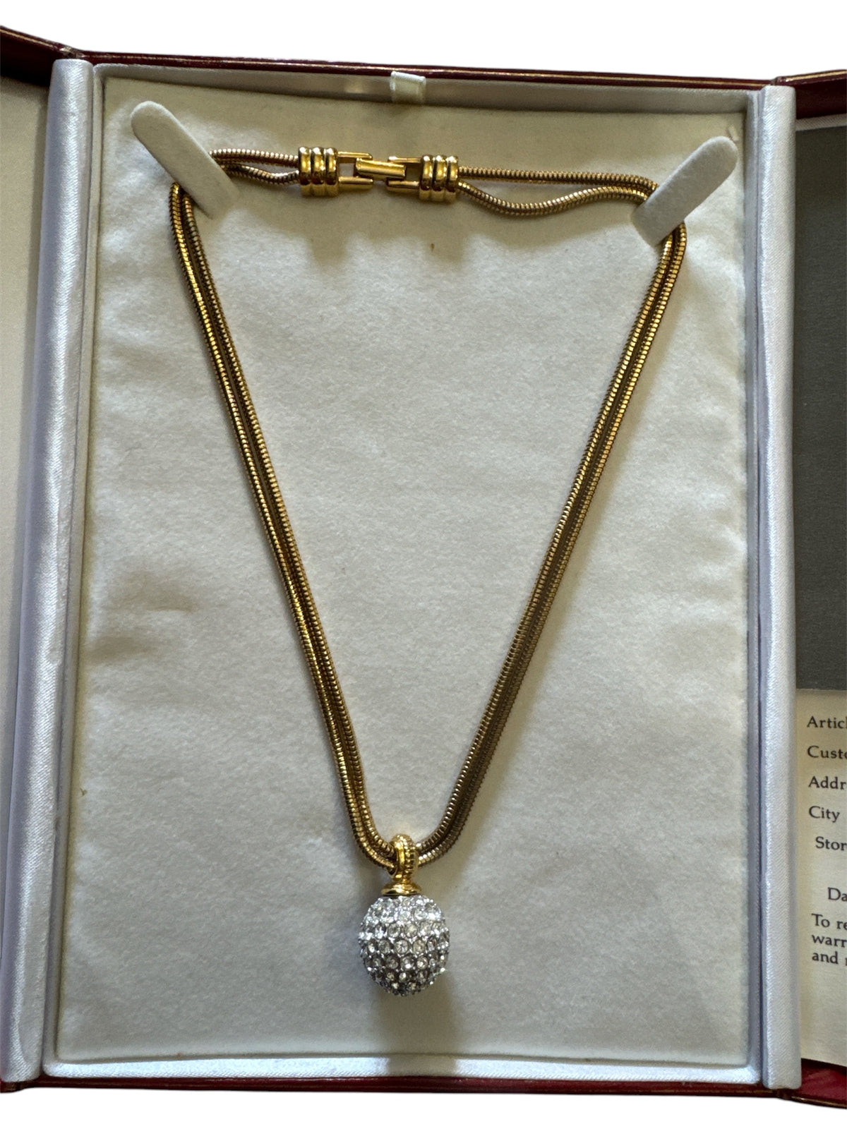 Vintage Daniel Swarovski crystal necklace – Sainted Goods