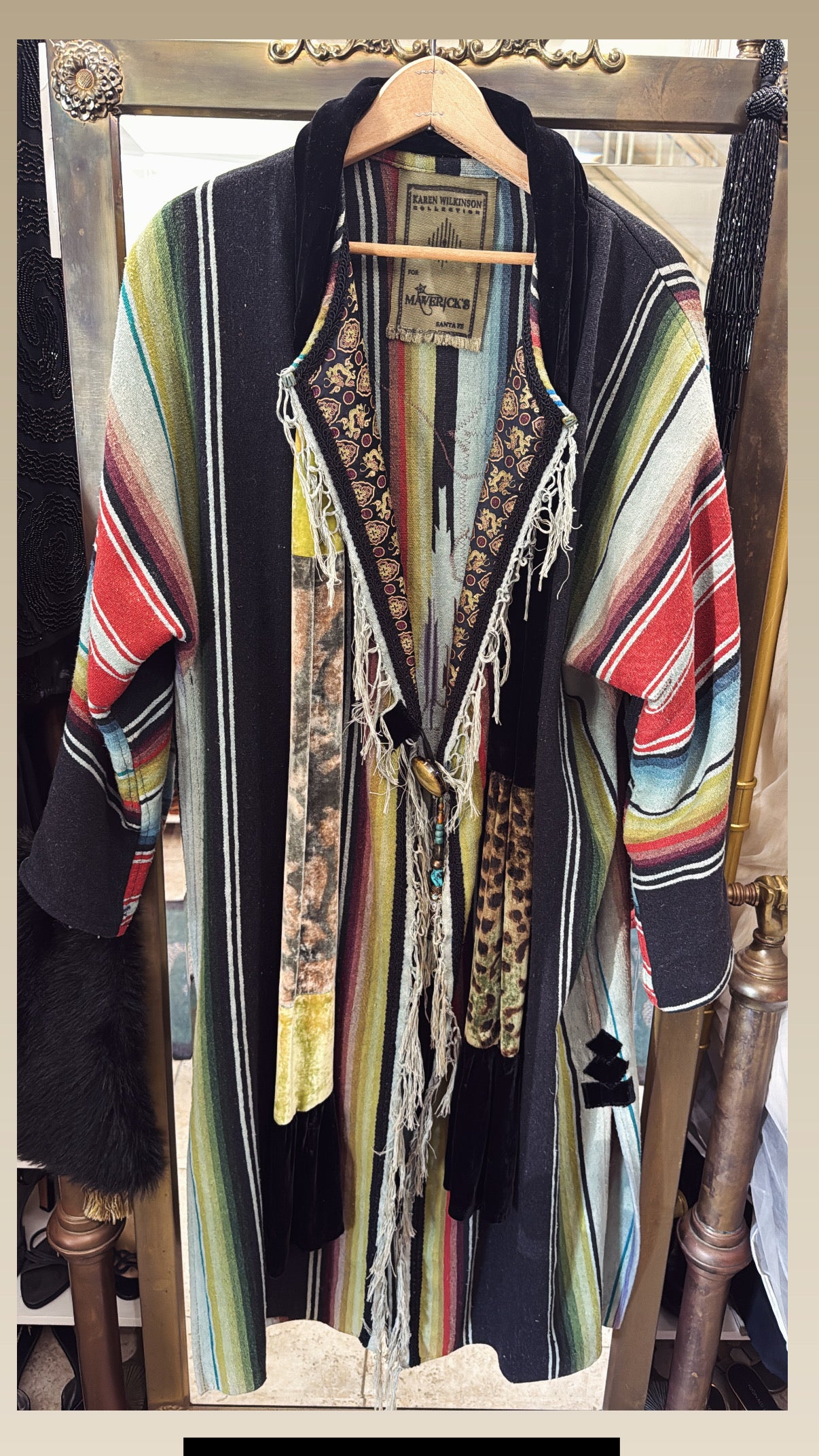 Vintage Karen Wilkinson collection Santa Fe coat