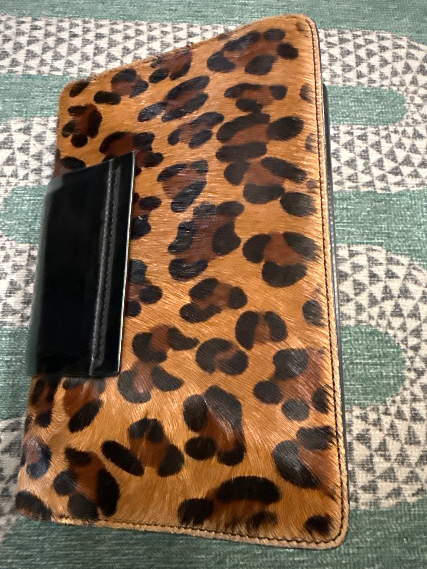 GIVENCHY calf hair patent purse