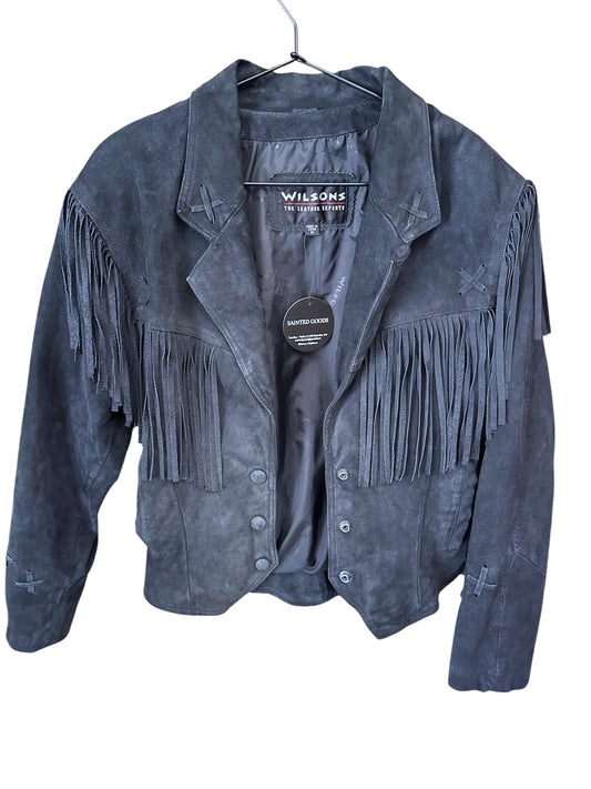 Vintage Wilson’s suede fringe jacket