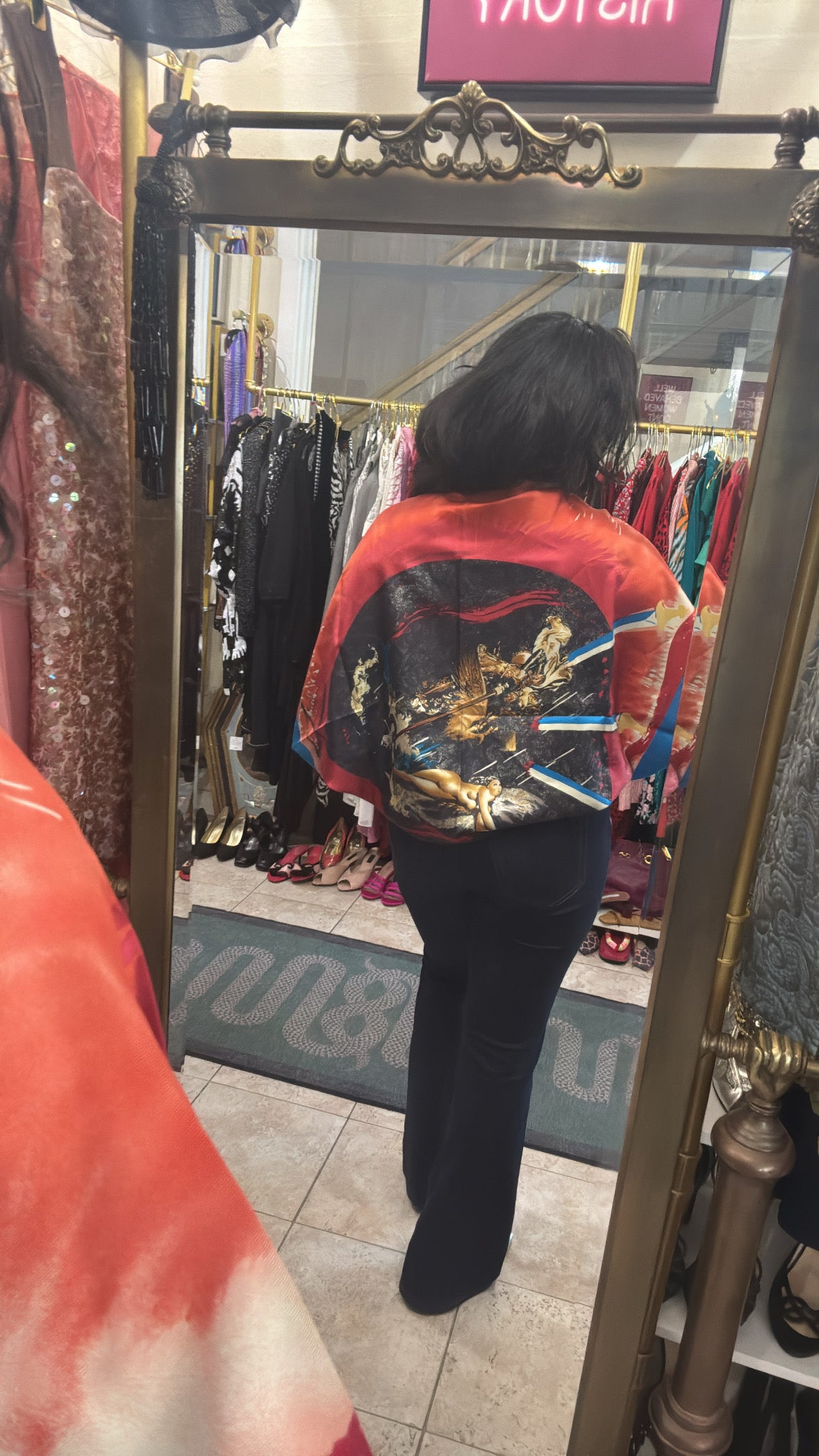 Salvador Dali silk scarf